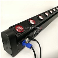Flight Case with 2 pieces LED Bar Beam 8x 12W RGBW Quad Moving Head LED Stage Light Fast Shiping SHNEHE