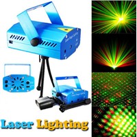 AOBO Lighting 8 Gobos MINI Disco DJ Stage R&amp;amp;amp;G Xmas Party Show Club Bar Laser Light Lighting Projector M08
