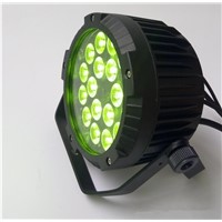 18X12W IP65 waterproof led Par Lights, RGBW 4in1 LED PAR DMX512 control professional stage DJ equipment disco lights
