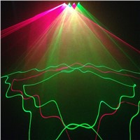 AUCD 4 Lens Red Green Laser 7CH DMX DPSS Scanner Equipment Stage Lighting Projector DJ Party Disco Show System Light DJ-505RGRG