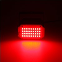 36W RGB LED Stage Light 36pcs 5050 AC100-240V Mini Sound Control Stage Lights Strobe Spotlight for Holiday Disco Party DJ Light