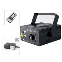 Mini Size 3 Lens 40 Patterns RG LED Stage Laser Projector Lighting  DJ Disco Party Pattern Light Voice Control US plug