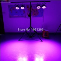 Mini  LED Par Can 18x18W RGBWA+UV DMX Stage Lights Business Light High Power Light with Professional for Party KTV Disco DJ