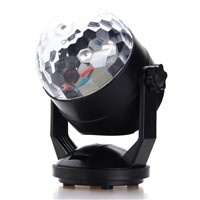 Auto LED RGB Stage Light Voice Sound Control Night Lamp USB Battery Power Magic Ball Disco Crystal DJ Club Bar Party Decor