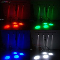 Black Body LED Spotlight 10W Red/Green/Blue/White/Violet Color Lighting for Home, KTV room, dance hall, small performance