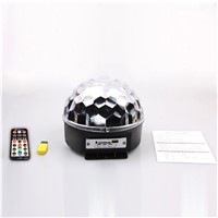 Bluetooth MP3 Magic Crystal Ball KTV Disco Colorful Laser Stage Lighting Sound LED Big Magic Ball With USB Disk Remote Control