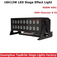 2017 Factory Price 18X12W RGBW 4IN1 LED Stage Effect Bar Light Hi-Power 220W Professional Dj Disco Lighting Equipments Fast Ship