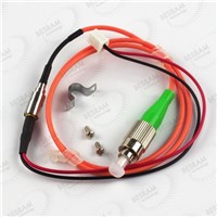 658nm 5mw 62.5/125um FC/APC Red Laser Pigtail Fiber Diode Module 12VDC TTL 1m