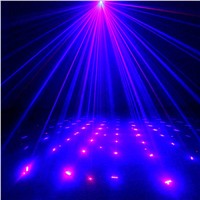 2017 New 12 Patterns LED Laser Projector Show Lights Red Blue Sound Activated Remote Control Dj Disco Party Bars Pubs Lighting