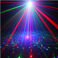 NEW 96 Patterns RGB Disco Light LED Laser Stage Lighting 5 Lens Mini Projector Blue red green Effect Show of DJ Party
