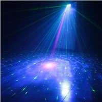 AUCD Mini 2 Len Red Green RG Gobo Laser Light Mix Blue LED Watermarks Aurora DJ Party Home Holiday Wedding Show Stage Lighting