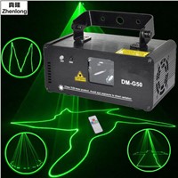 Remote 50mw Green Laser Projector Professional Stage Lighting Effect DMX 512 Scanner DJ Disco Party Show Lights