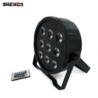 Flight Case with 12 pieces Wireless remote control LED Par 9x12W RGBW 4IN1 LED Wash uplight with 12 pieces DMX Cables