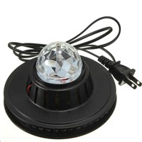 Sound Activated Sunflower Crystal Magic RGB LED Stage Light Night Lamp DJ Disco Party Show Lighting AC100-240V