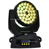 Flightcase 2IN1 Pack 36x10W Led Moving Head Wash Light RGBW Color 4in1 Tyanshine DMX/Sound/Auto Mode Super LED Washer CE ROHS