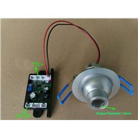 LASER PRODUCTS Fat Beam 50mw 532nm Green Laser Diode Module-TTL Laser Curtain Show Lazer