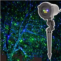 Green Blue Laser Christmas Lights Outdoor Holiday Projector Static Effect Waterproof IP44 Garden Lawn Laser Light