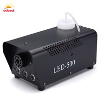 Oobest Chrismas Decoration Laser Fairy Light 500W LED Stage Light Fog Machine With Controller Outdoor Light