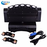 6PCS/lot 5 Heads 5x10W Led Beam Moving Head Wash Lights 4in1 RGBW LED Spider Beam Moving Head Light