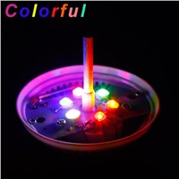 YNL 2016 Colorful Auto Rotating RGB Crystal Stage Light 6W E27 85-265V Magic double Balls DJ party disco effect Bulb Lamp