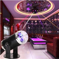 TSLEEN disco light 3W LED RGB Stage Light Auto Rotating Crystal Laser DJ Lamp Digital Magic Ball  Party Disco Light Sound Active