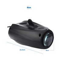 AC 90 - 240V 10W 64 LEDs RGBW Pattern Stage Light Auto Voice-activated Projector Lighting Perfect For Disco Club KTV Party