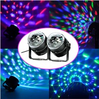 BestFire 1pcs LED RGB Crystal Magic Ball Effect Light DJ CLub Disco Party Stage Lightings multi-color changable Station light