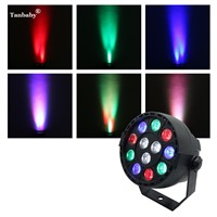 Tanbaby 12W RGBW 12 LEDs Par Light Laser DMX 512 Disco Ball Stage Light Lamp Effect Magic Party Club Light Projector for DJ KTV