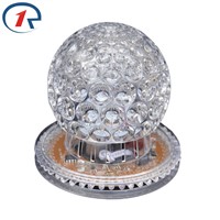 ZjRight Crystal Rotating Christmas Halloween party effect light Colorful RGB LED Stage Light birthday dj disco ktv effect lights