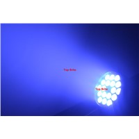 4XLot Hot Sale Led Par Light 18X15W RGBWA 5IN1 LED Flat Par Can Lamp DMX Stage Business Lights Professional For Party KTV Disco