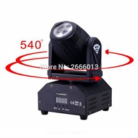 2pcs/lot Best quality Mini 10W RGBW 4in1 Led beam moving head light Disco Spot DMX512 Beam DJ Stage home Party Show effect Light