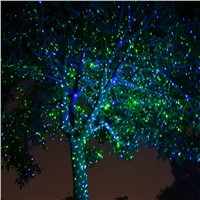 110V-240V Christmas Lights Outdoor Laser Projector Decorations For Home Green Blue Mix Static Twinkle Effect  Waterproof
