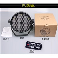 Tinhofire PA-54(YK) Remote Control 60W 54 LED par light DMX-512 RGBW LED Stage Lamp PAR Strobe Party Disco KTV LED Stage Light