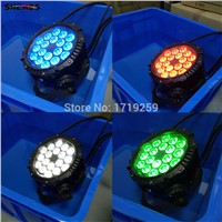 Waterproof LED Par Can 18x12W 4in1 RGBW For Dj Disco Effect Lights Outdoor Wedding/ Party LED Can LED Stage Machine