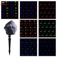 Christmas laser projector 7 Patterns Star Lights Showers effect RF Remote motion waterproof IP65 Outdoor Garden decorative lamp