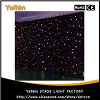 Led Star Cloth Led Star Curtain Wedding Backdrop Stage Background Cloth 3x6m Blue &amp; White Color