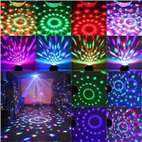 Voice Activated Mini RGB LED Stage Lamps With Remote Controller Magic Ball Laser Projector Disco Party DJ Bar Stage Effect Light