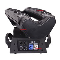 2017 Factory Price 1XLot NEW Moving Head Beam Lights 8X10W RGBW 4IN1 LED Spider Light For Stage Dj Disco Laser Lights Free Ship