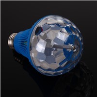 E27 3W Colorful Auto Rotating RGB LED Bulb Stage Light Party Lamp Disco for Bar KTV Home Decoration Lighting Lamps