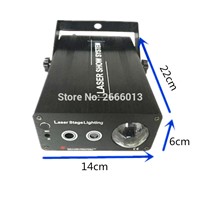 RG Mini 3 Lens 24 Patterns LED Laser Projector Stage Lighting Effect 3W Blue For DJ Disco Party Club Laser