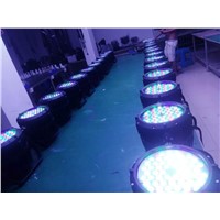 4Pcs/Lot High Quality 54*3W RGBW Waterproof LED Par 64 Light,DMX 8Channels,Led Par Cans 54Pcs Waterproof IP 65 Rank Stage Light