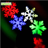 Outdoor Holiday Light LED Snowflake Projector White red blue green Color Waterproof IP64 Snow Laser Christmas Lights Show