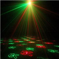 ZjRight IR Remote Christmas 12 patterns Red Green laser light waterproof outdoor projection laser stage light bar dj disco light