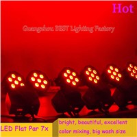 2pcs/lot Fast Shipping American DJ flat led par Panel Wash RGB Effect Light with DMX 3/7 Channels