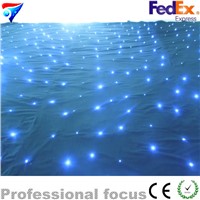 4m*6m 4m*6m led star curtain dj backdrop starcloth for wedding decoration