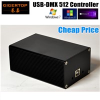 China DMX512 Stage Light Controller Box HD512 Universal USB DMX Dongle 512 Channels PC / SD Offline Mode Martin MPC Lightjockey
