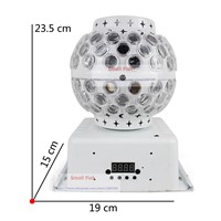 With Remote Control 1Pack 8X3W RGBW Mini Laser Lantern Magic Ball Lights Perfect For Party Wedding Christmas Holiday Decoration