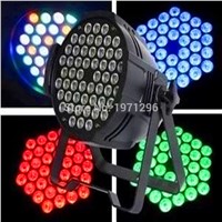 2 pieces Promotional Packaging LED Par Can 54 x 3W RGBW Color With 8 Channels Power Light For Disco DJ Party Event Live Show
