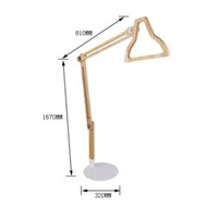 led floor lamp wood table lamp individuality brief modern folding eye lamp
