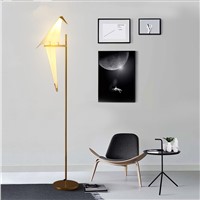 Modern Nordic Bird Paper Cranes Floor Lamp For Bedroom Living Room Standing Lamp Light Fixture  Sofa Bedside Reading Lamp Light